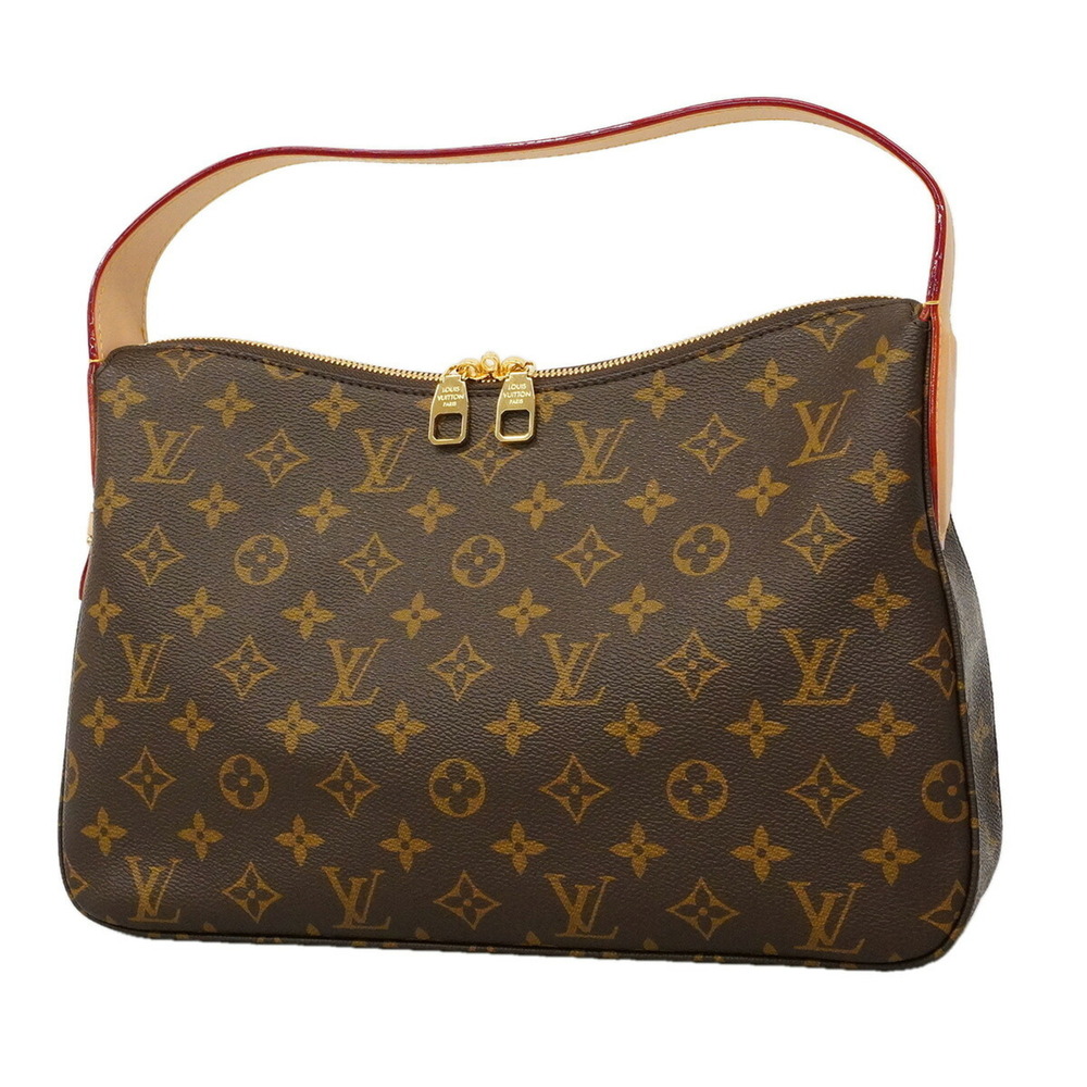 Louis Vuitton Monogram Slouchy PM Shoulder Bag M11952 Brown Women's